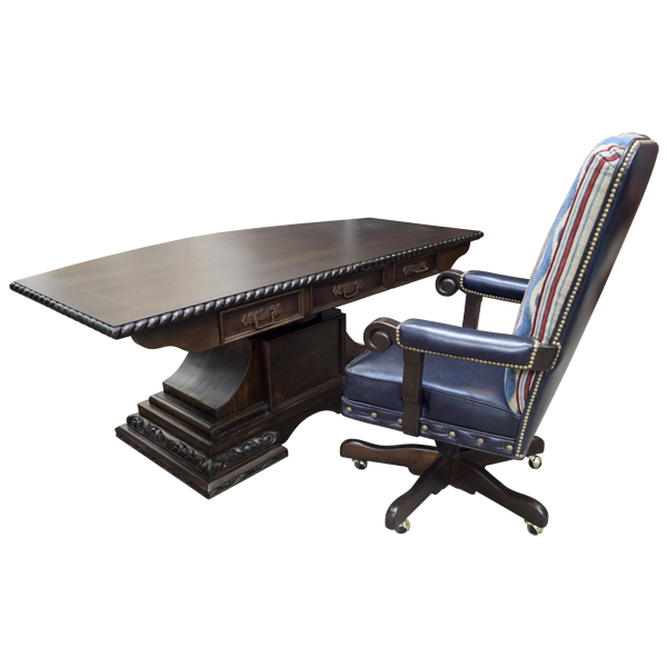 Canyon Etched Executive Desk
