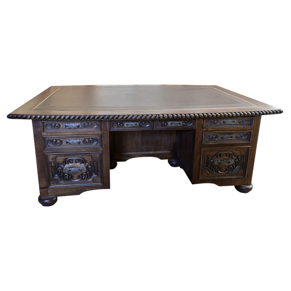 Keyhole II Style Executive Desk