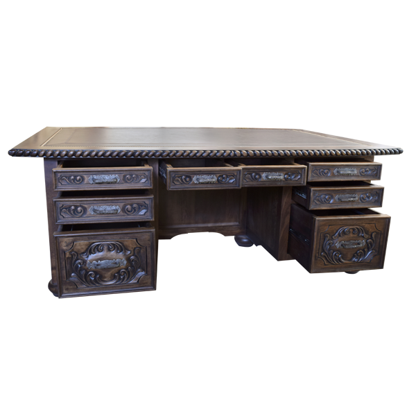 Keyhole II Style Executive Desk