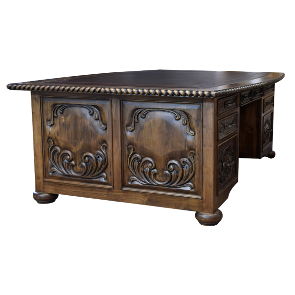 Keyhole II Style Executive Desk