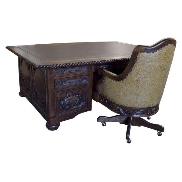 Keyhole II Style Executive Desk