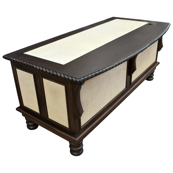 Keyhole Style Executive Desk