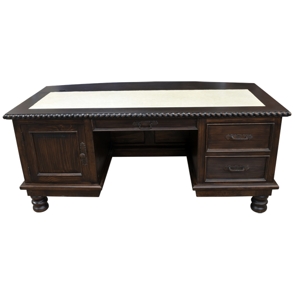 Keyhole Style Executive Desk