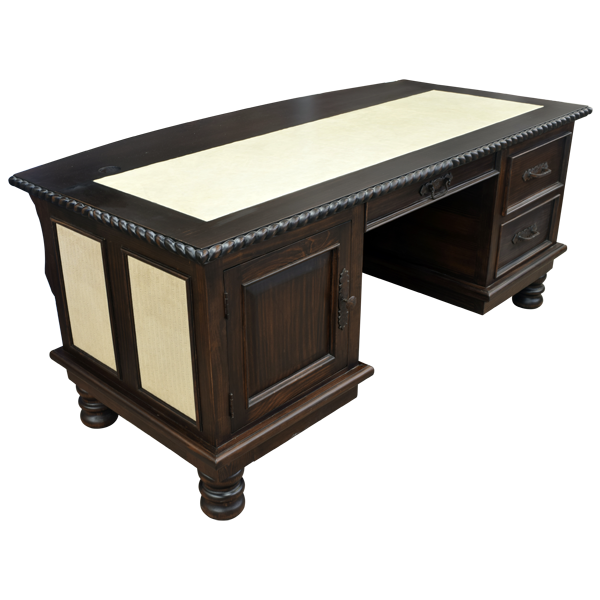 Keyhole Style Executive Desk