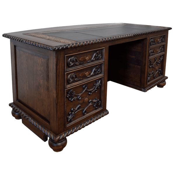 Goldridge Handcrafted Executive Desk