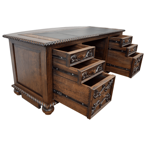 Goldridge Handcrafted Executive Desk