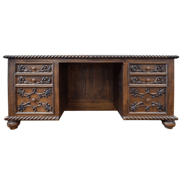 Goldridge Handcrafted Executive Desk