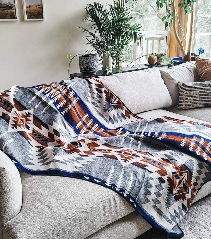 Mica Aztec Reversible Blanket