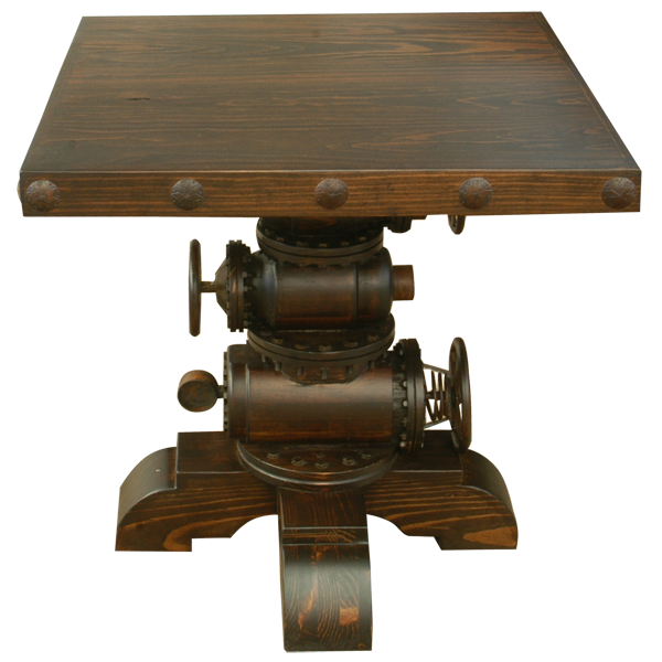 Oil Derrick Dos Handcrafted Transitional Table