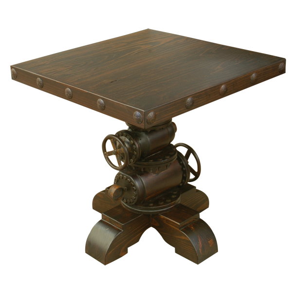 Oil Derrick Dos Handcrafted Transitional Table