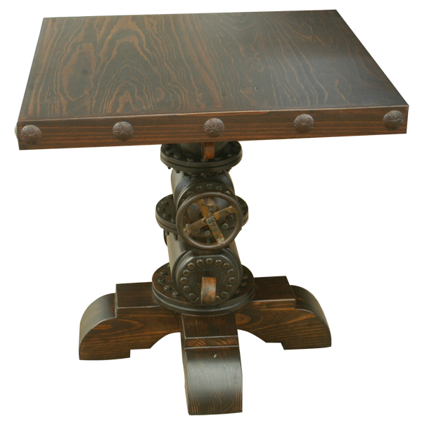 Oil Derrick Dos Handcrafted Transitional Table