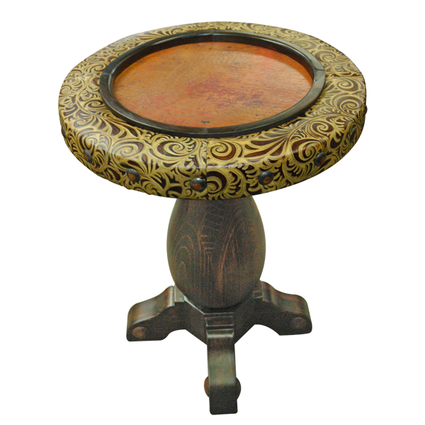 Painted Poppy Transitional Table