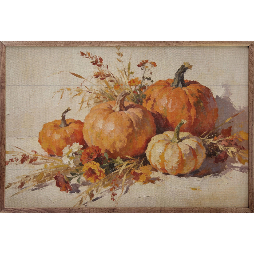 Burnished Orange Harvest Pumpkins