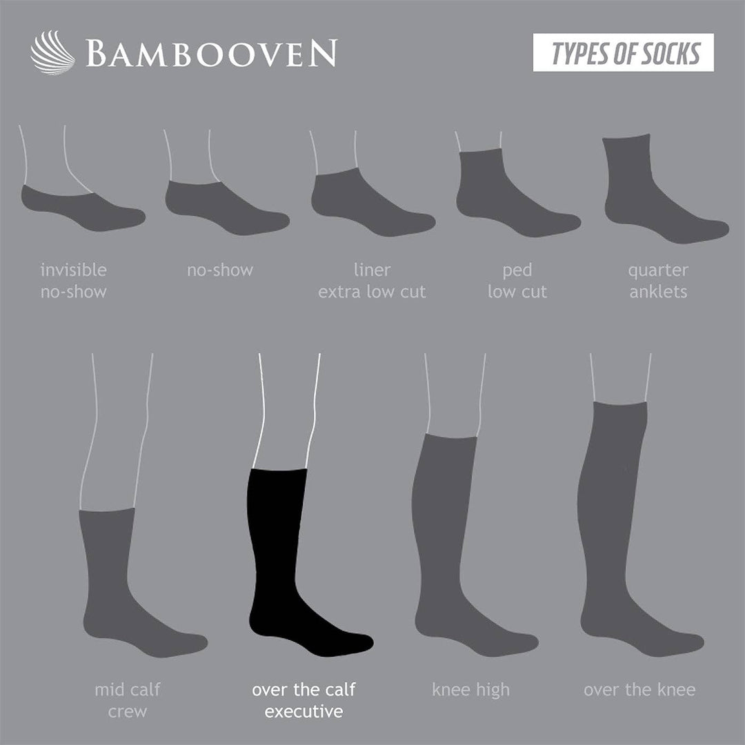 Men’s Bamboo Dress & Trouser Socks 6-Pack (544)