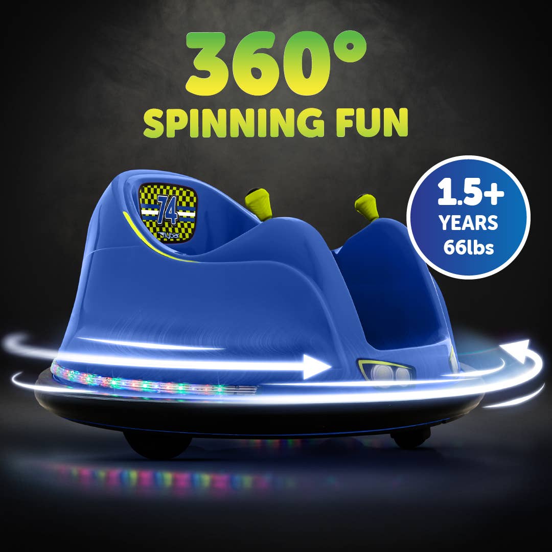 FunPark Electric Bumper Car 6V (V1) Blue/Green