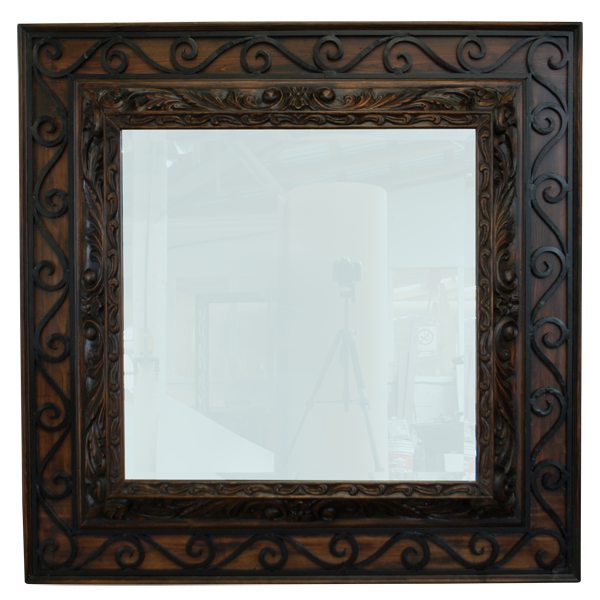 Bobcat Crossing Handcrafted Mirror