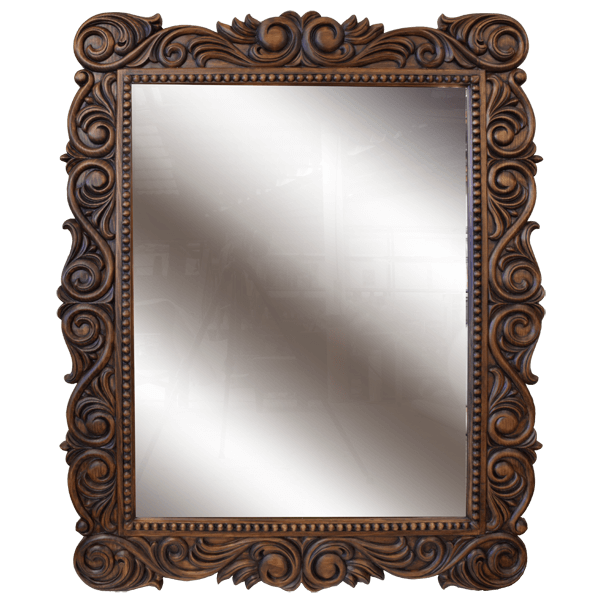 Honey Hickory Handcrafted Mirror