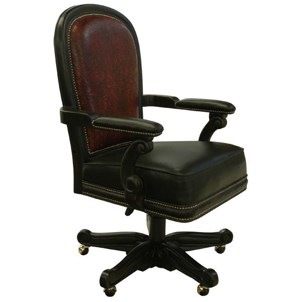 Ironwood Floral Executive Office Chair
