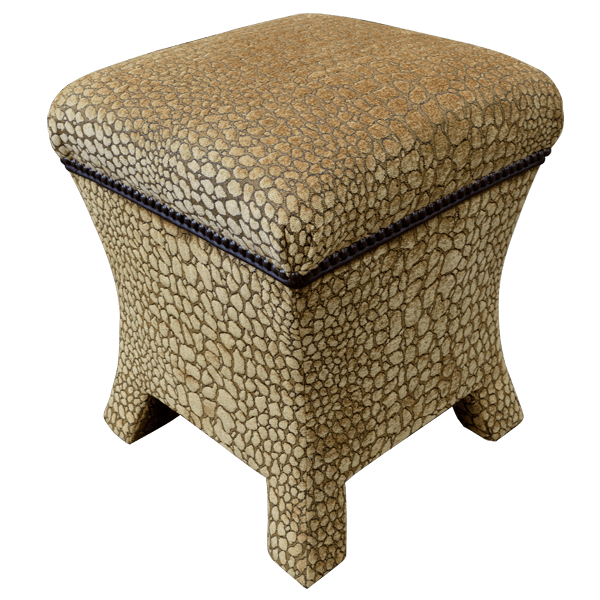 Iron Mesa Ottoman