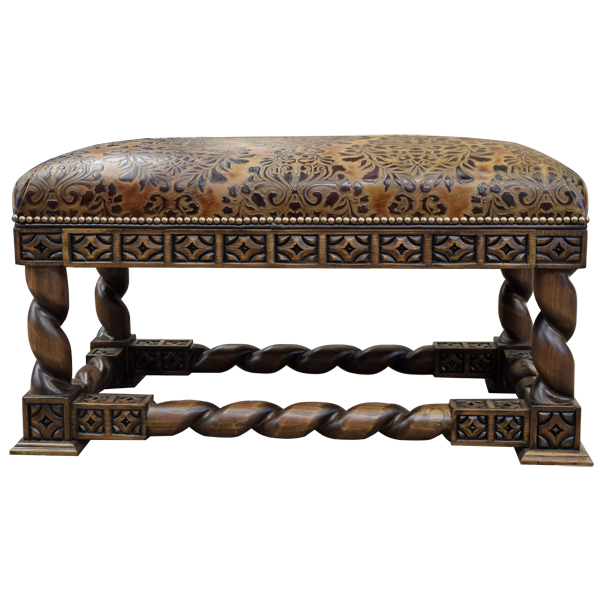 Midnight Mesa Ottoman
