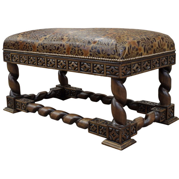 Midnight Mesa Ottoman