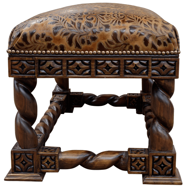 Midnight Mesa Ottoman