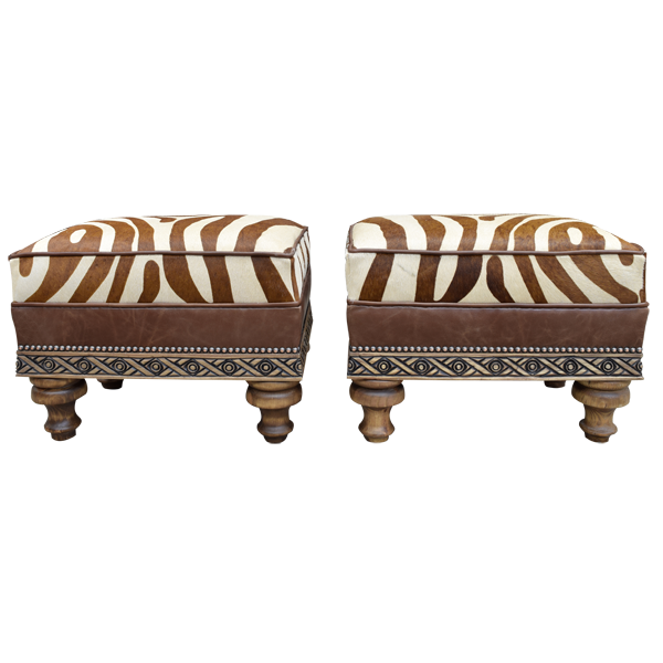 Zuni Native Ottoman