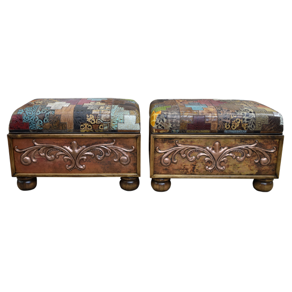 Straight Flush Ottoman