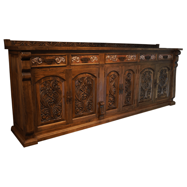 Heritage Basin Transitional Credenza Table